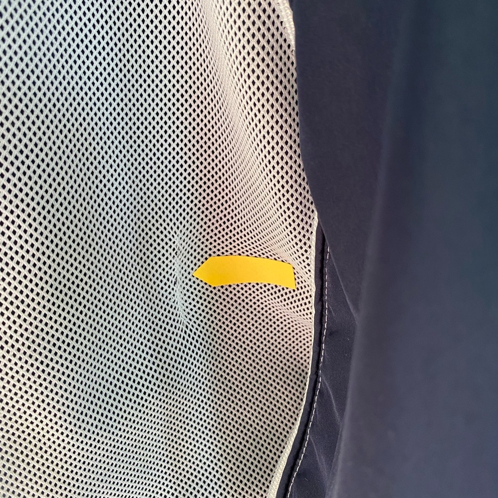 World of Disney Dark‎ BlueWhite Medium Hooded Full Zip Windbreaker Jacket Pocket - Picture 12 of 14